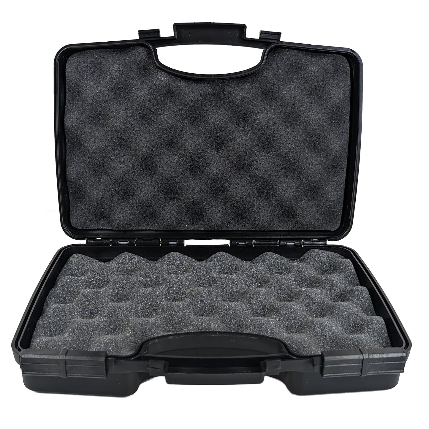 Emperor Arms Pistol Gun Case for Firearms, Handgun Hard Carrying Cases Lockable Storage for Home or Travel, Heavy-Duty with Egg Crate Foam