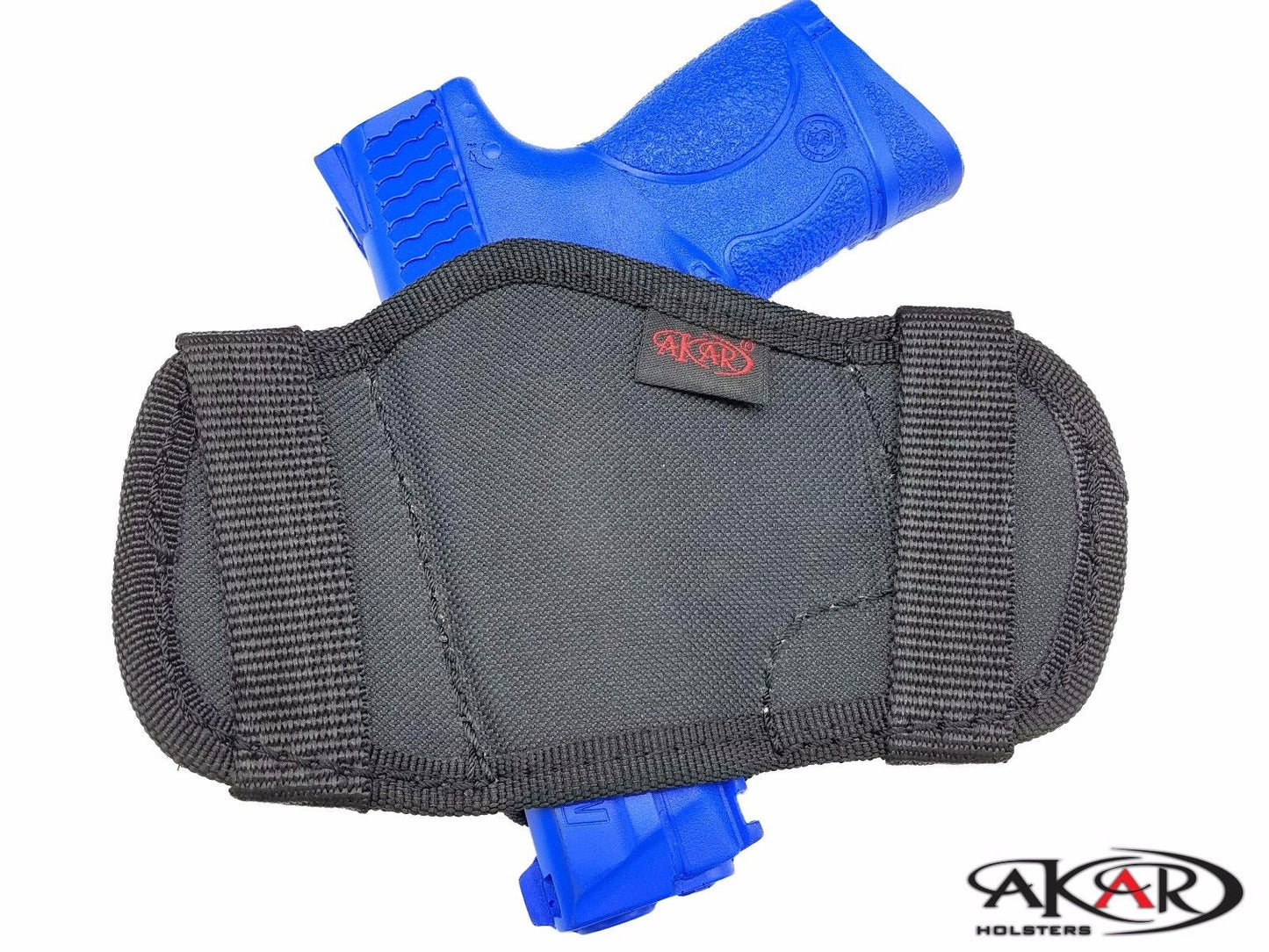 Open-top molded nylon belt slide holster – OWB carry – right-hand draw – compatible w/ Sig Sauer P365