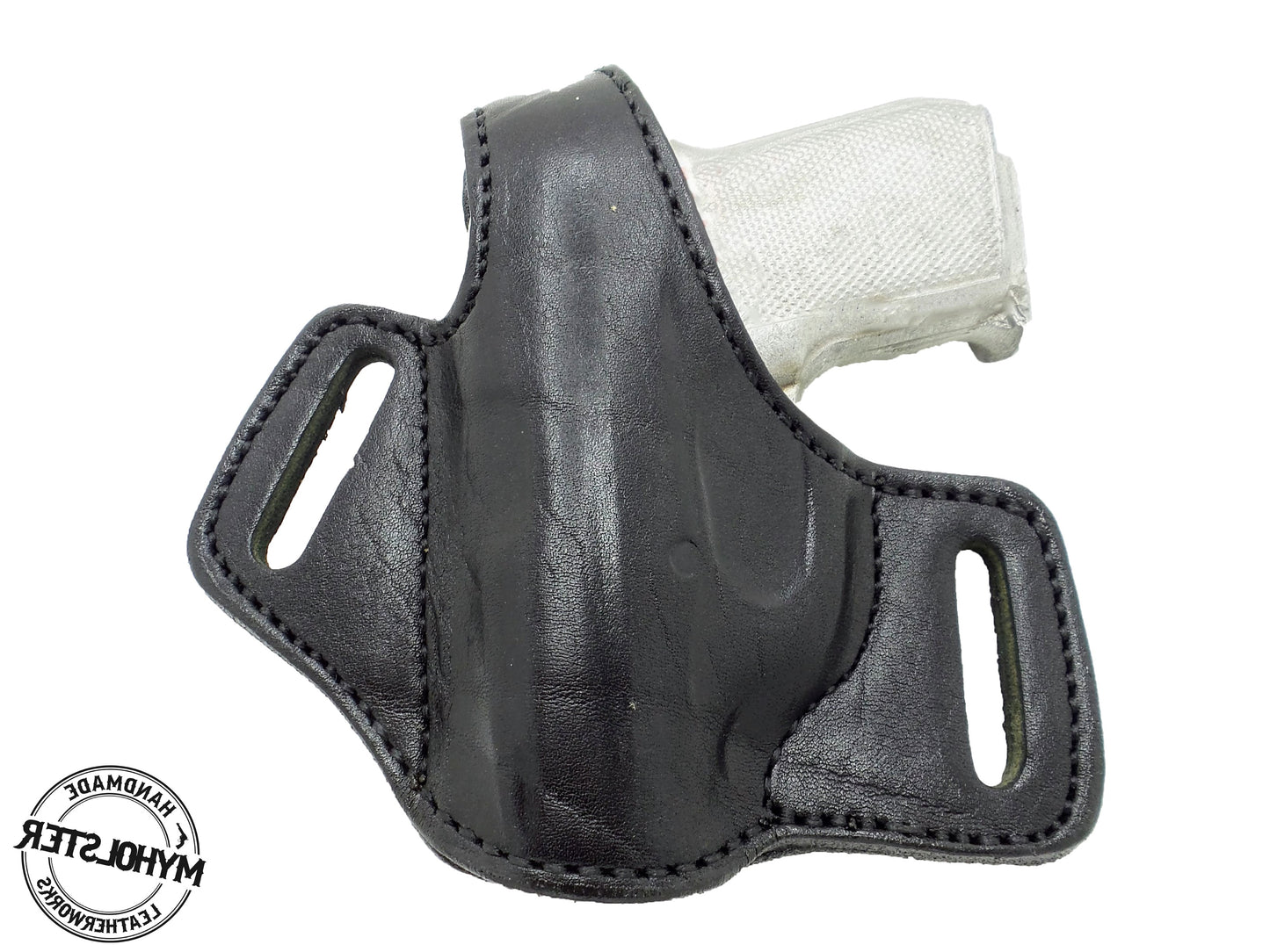 OWB Thumb Break Leather Belt Holster Fits Kimber CDS9