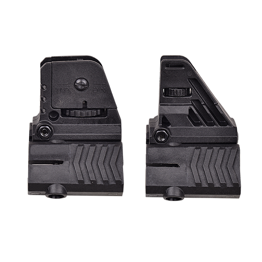 Adjustable Rear Sight & Front Sight Set for Tactical Shotguns - Compatible with Linberta SA01LCA28 12GA