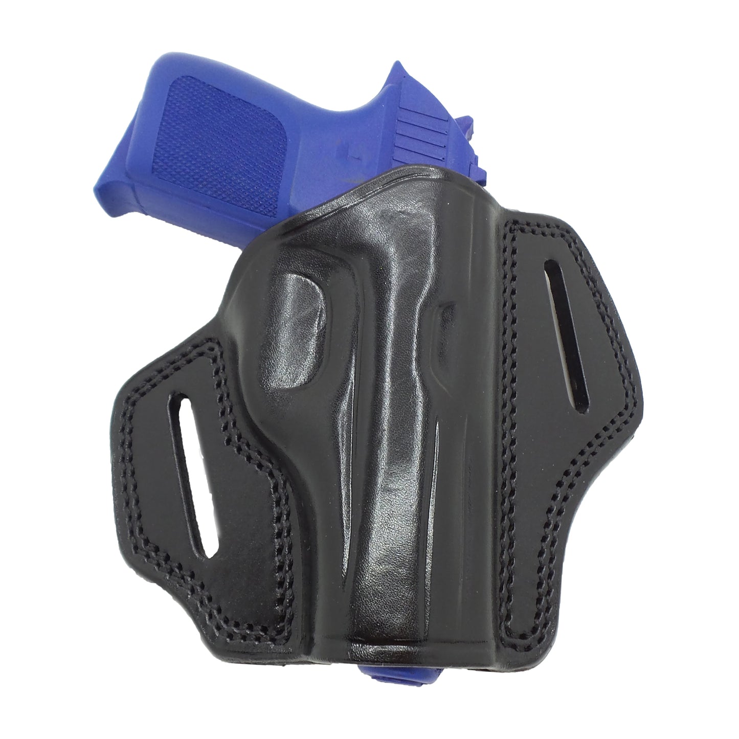 OWB Open Top Concealable Leather Belt Holster Compatible W/