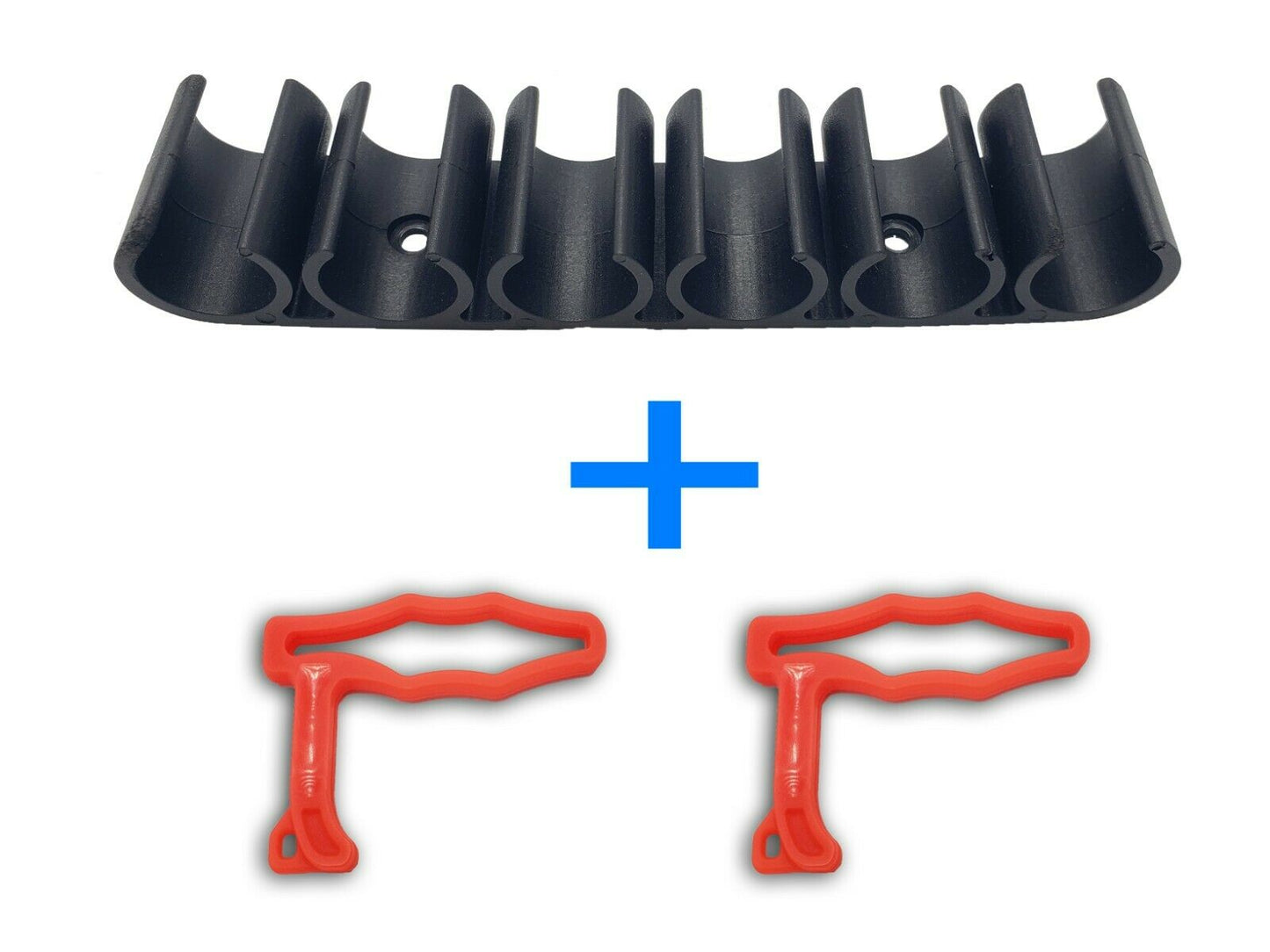 Shotgun Safety Flag and Side Shell Holder Combo - Polymer Chamber Flag with Side Shell Holder Compatible with USSG Gas Operated 12GA