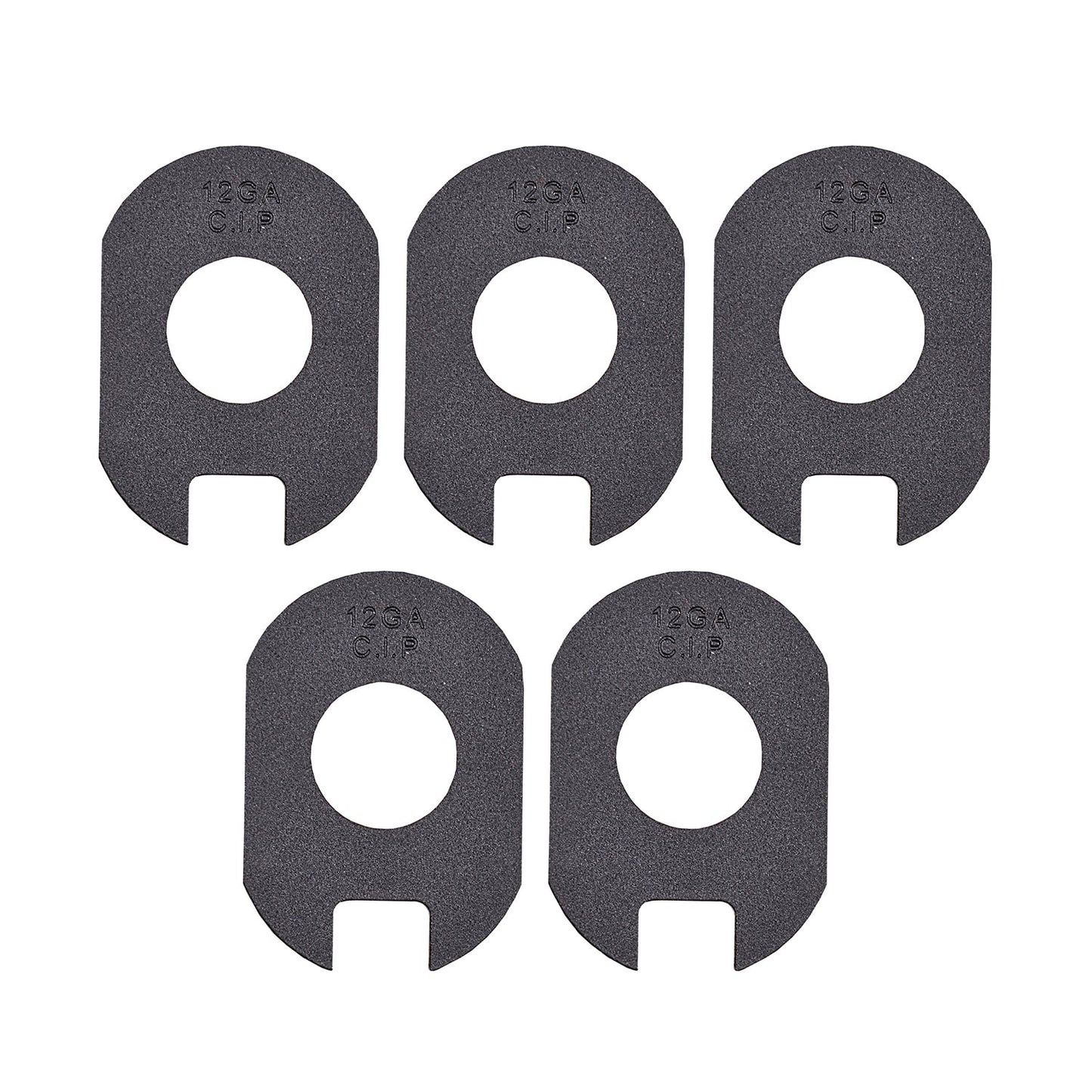 5-Piece Stock Adjustment Shim Set — 3 × 1/16" & 2 × 1/32" Spacers — Fits Turkish Shotguns (Semi-Auto & Pump-Action)