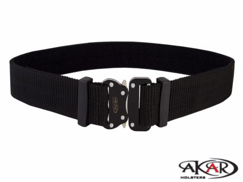 Akar's Dragon Tactical Heavy Duty Nylon Cobra Buckle Gun Pistol EDC Belt 1.75""