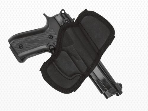 Akar Black Nylon Open Top Belt Holster Molded for Best Fit Compact