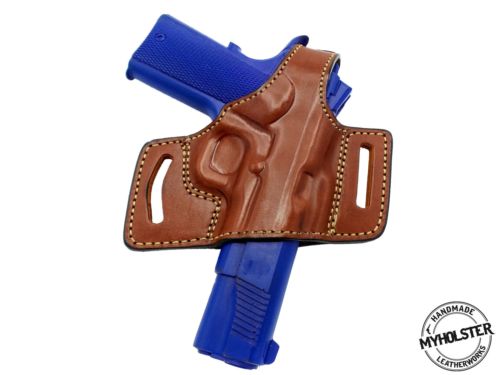 Springfield Armory TRP OWB Quick Draw Leather Slide Holster W/Thumb-Break
