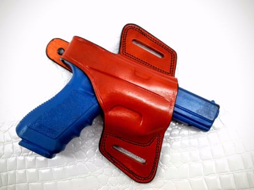 Right Hand Thumb Break Belt Leather Holster Fits Glock 17/22/31
