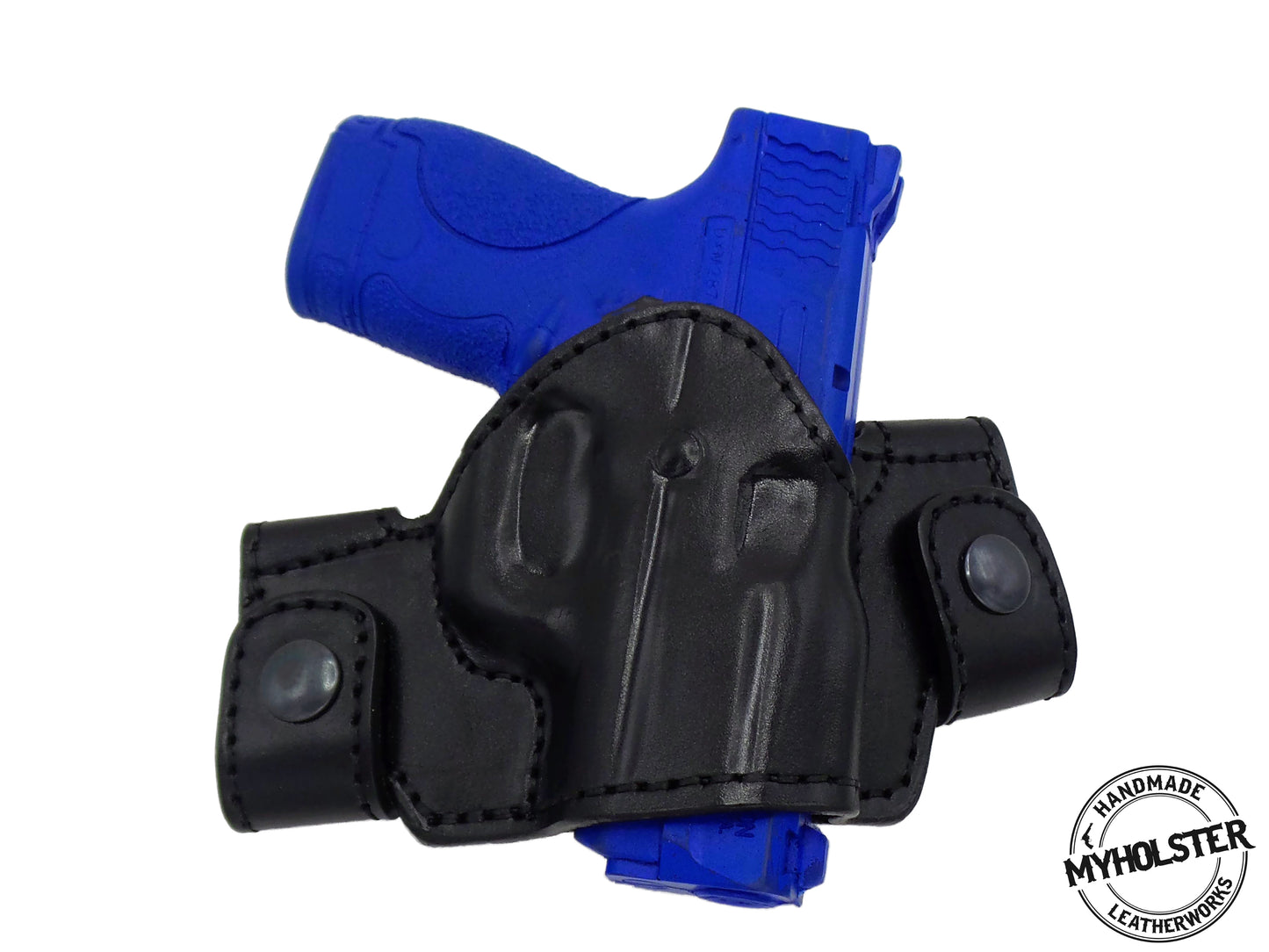 Kahr PM9 Snap-on Right Hand Leather Holster