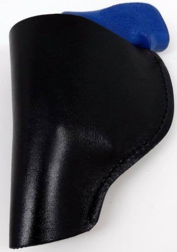 Black Leather Left Handed IWB/ITP W/ Strong Steel Clip Holster Revolver