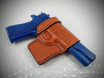 GAZELLE OWB Brown LEATHER Yaqui Slide Holster for COLT 1911