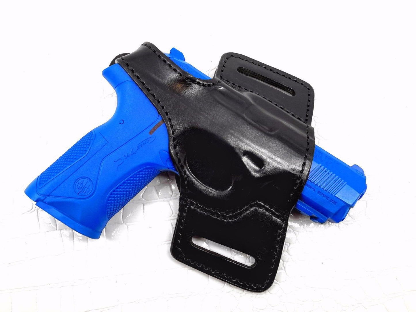 CZ 75 B Quick Draw Thumb Break Belt Black Leather Holster