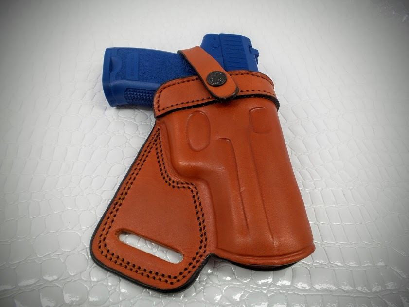 GAZELLE - Small of the back Holster for Heckler & Koch USP 9mm, Leather