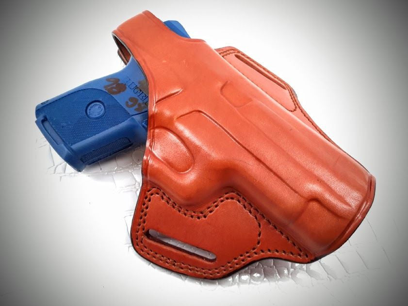 Gazelle OWB , SOB - Holster for Sig Sauer P228, BROWN LEATHER, Right Hand