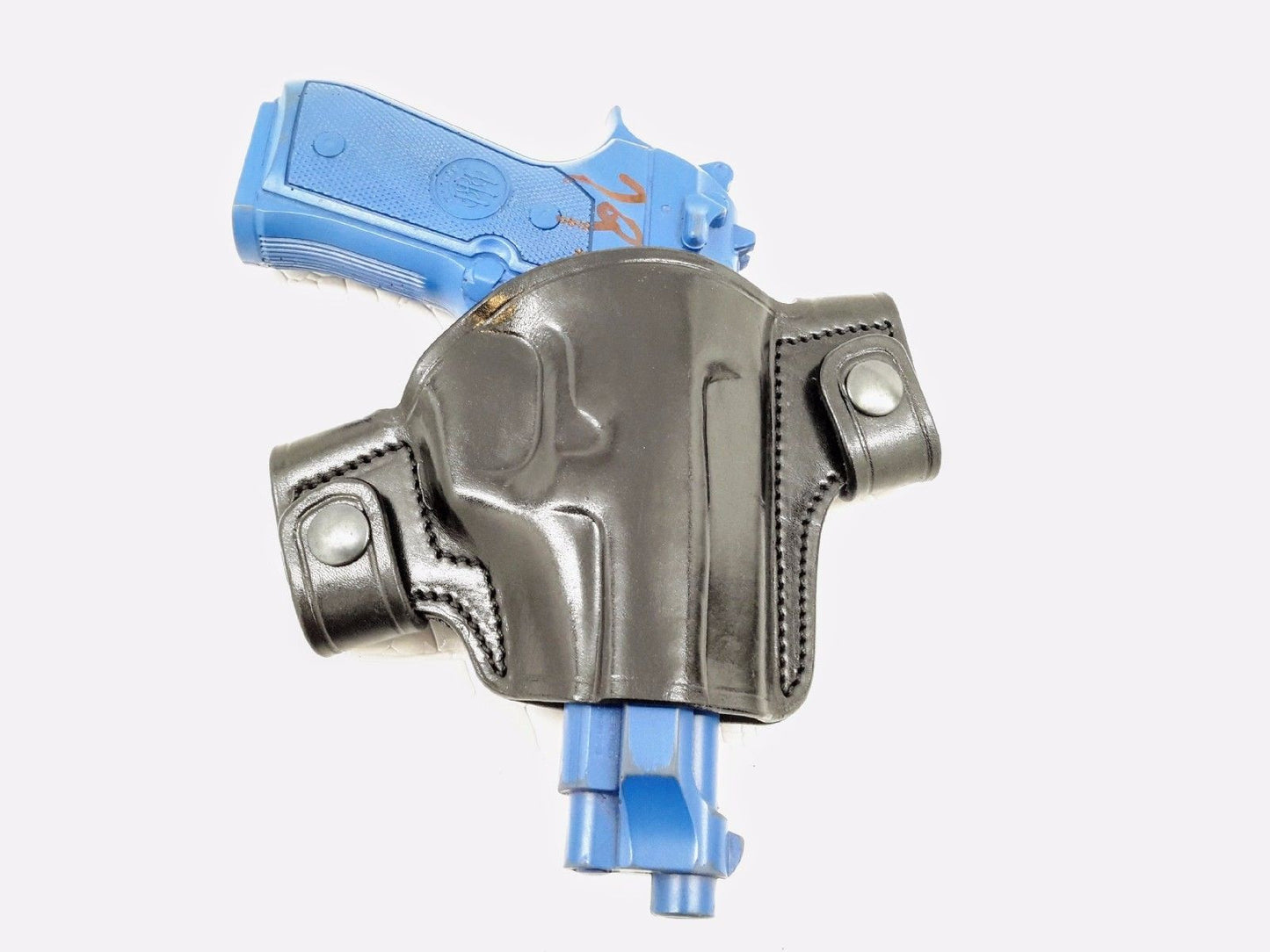 Beretta 92FS OWB Snap-on Right Hand Leather Holster