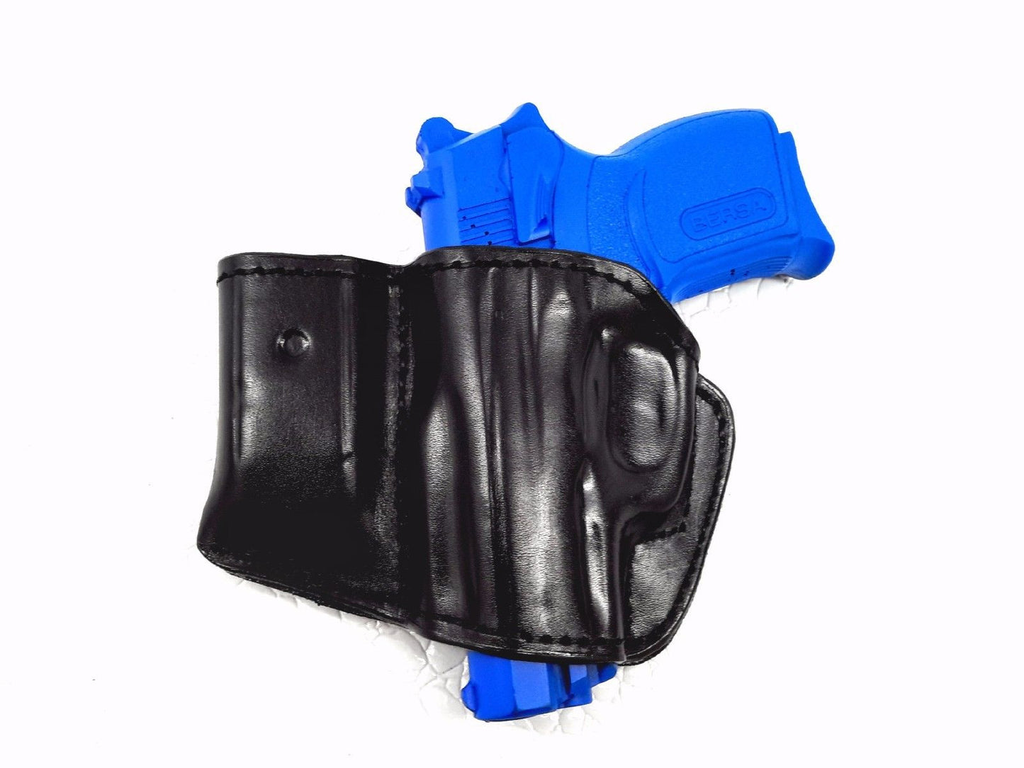 Belt Holster with Mag Pouch Leather Holster Fits Bersa Thunder Ultra