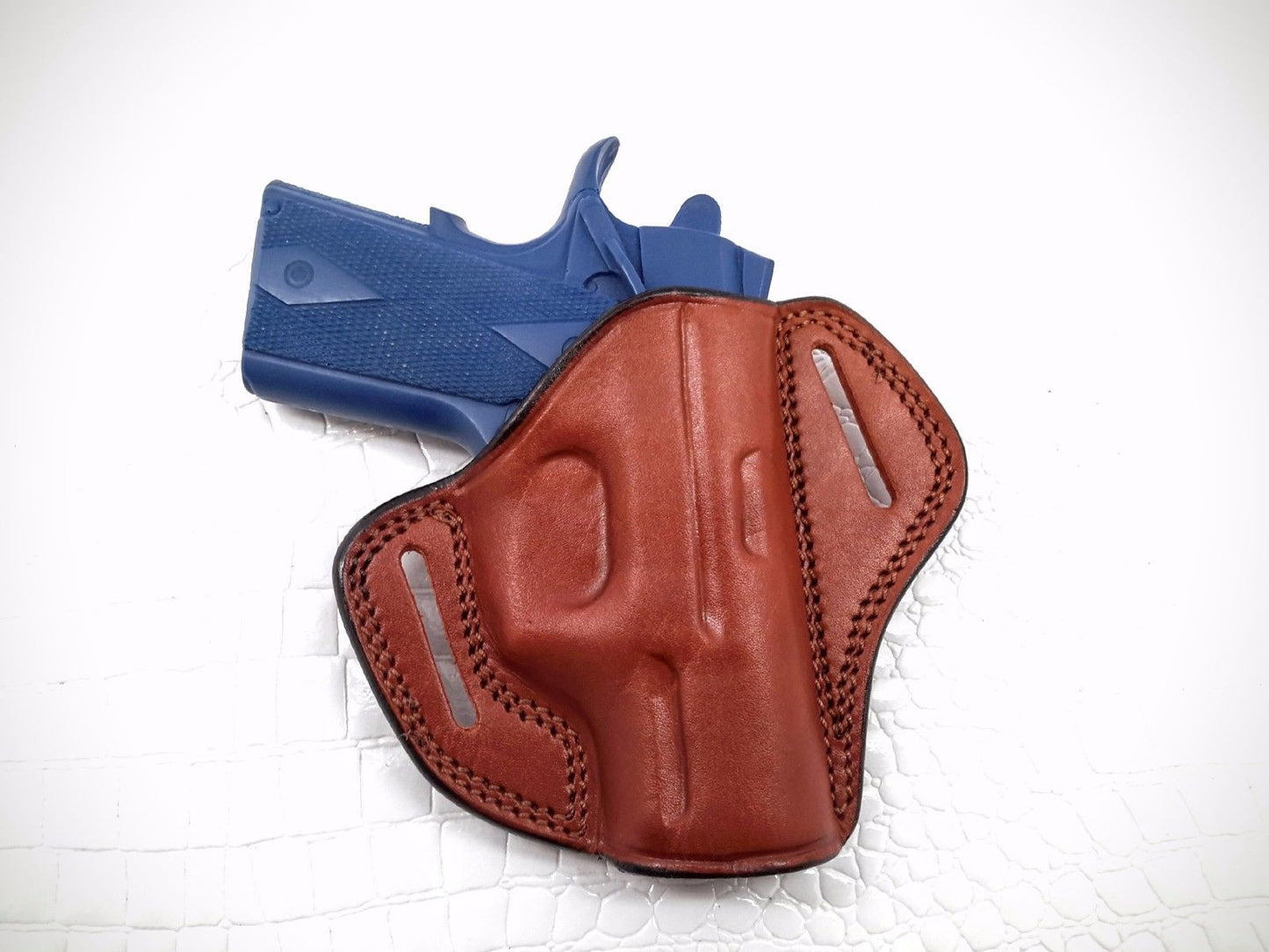 GAZELLE - Open Top Pancake Holster FOR WALTHER P99, leather