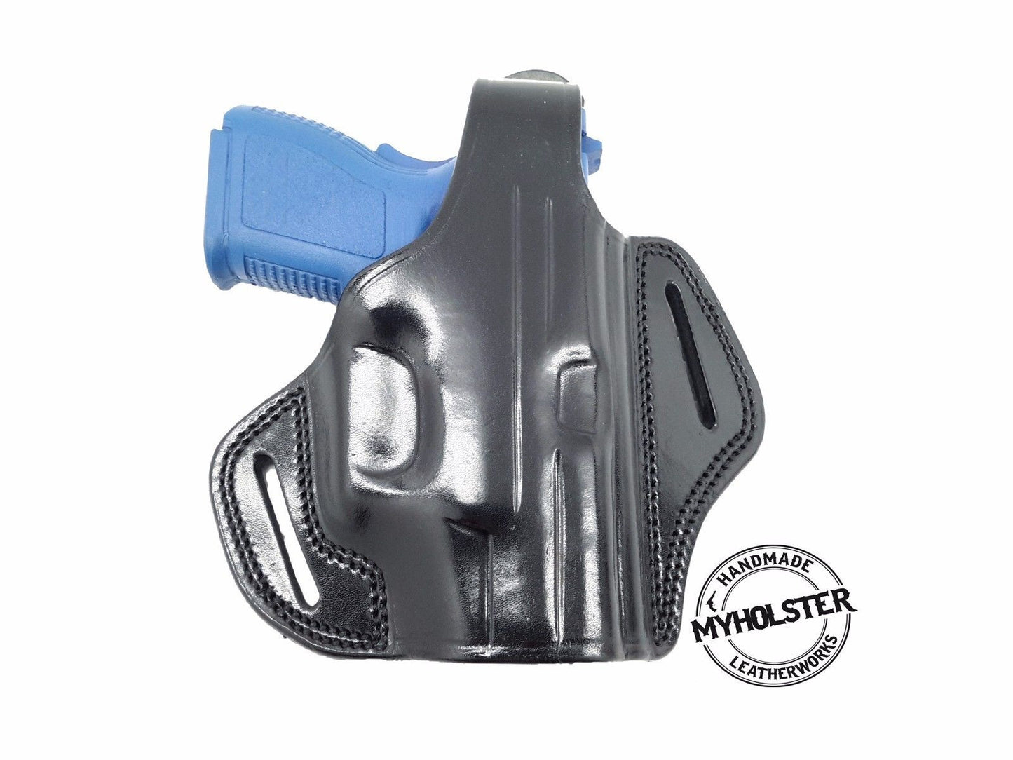 OWB Thumb Break Leather Belt Holster for Springfield Armory XD .40 S&W 3" Sub-C