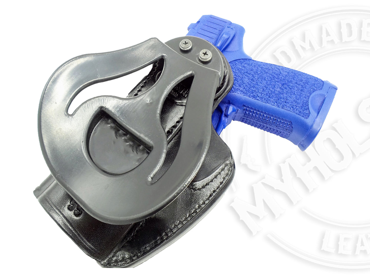 Sig Sauer P365 XL OWB Quick Draw Right Hand Leather Paddle Holster