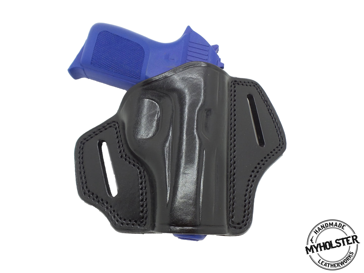 SIG Sauer P230 Right Hand Open Top Leather Belt Holster