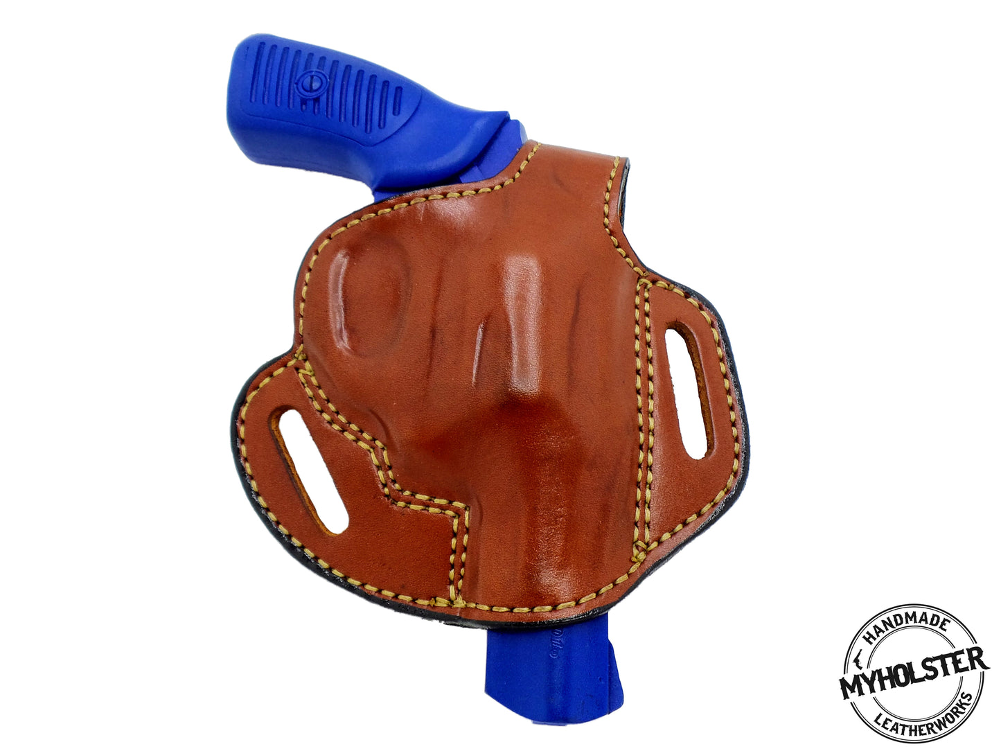 Ruger SP101 3″ Barrel OWB Thumb Break Right Hand Leather Belt Holster - Pick Your Color and Hand