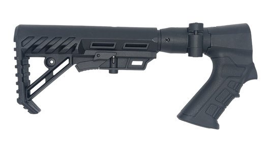 Tactical Folding Shotgun Stock with Ergonomic Pistol Grip  Lightweight, Durable Design Compatible with Armasco PAS 12GA