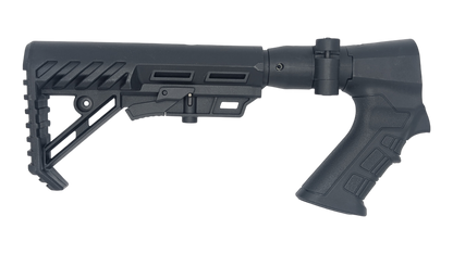 Tactical Folding Shotgun Stock with Ergonomic Pistol Grip  Lightweight, Durable Design Compatible with Emperor Arms Cobra 12GA