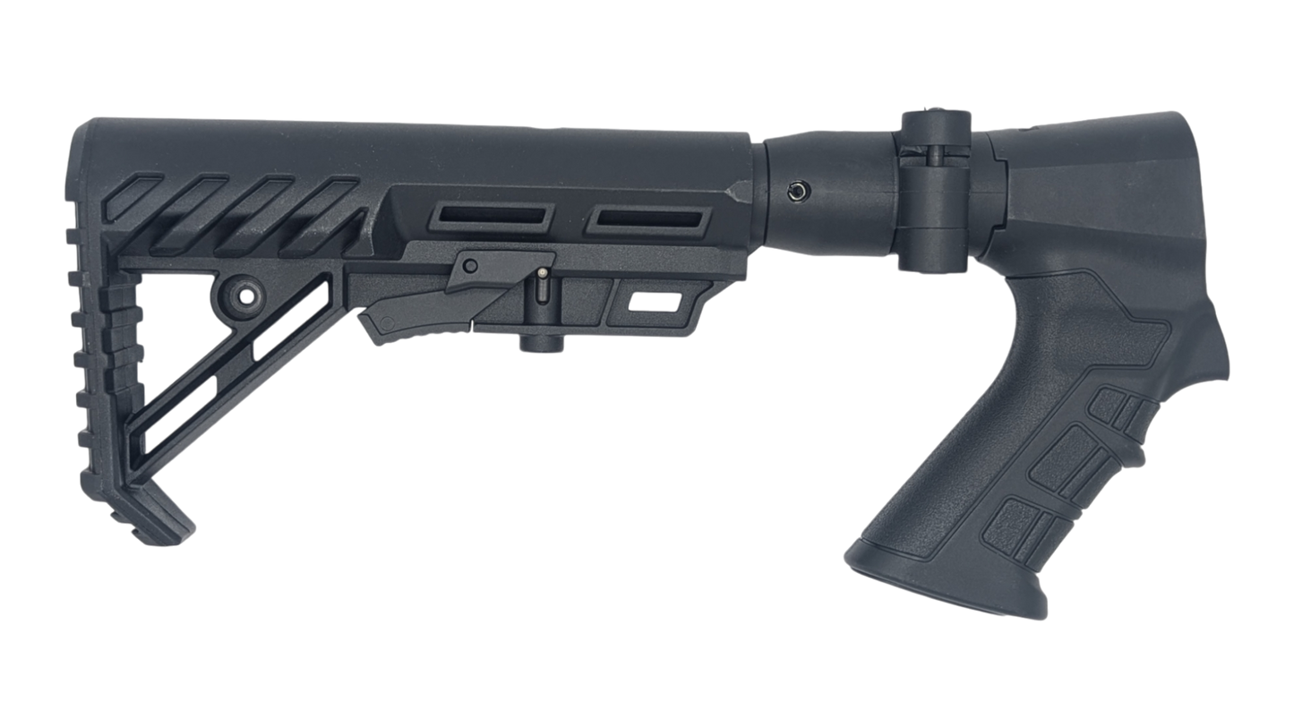 Tactical Folding Shotgun Stock with Ergonomic Pistol Grip – Lightweight, Durable Design Compatible with Emperor Arms Cobra12 Mag Fed Shotgun - Shortie
