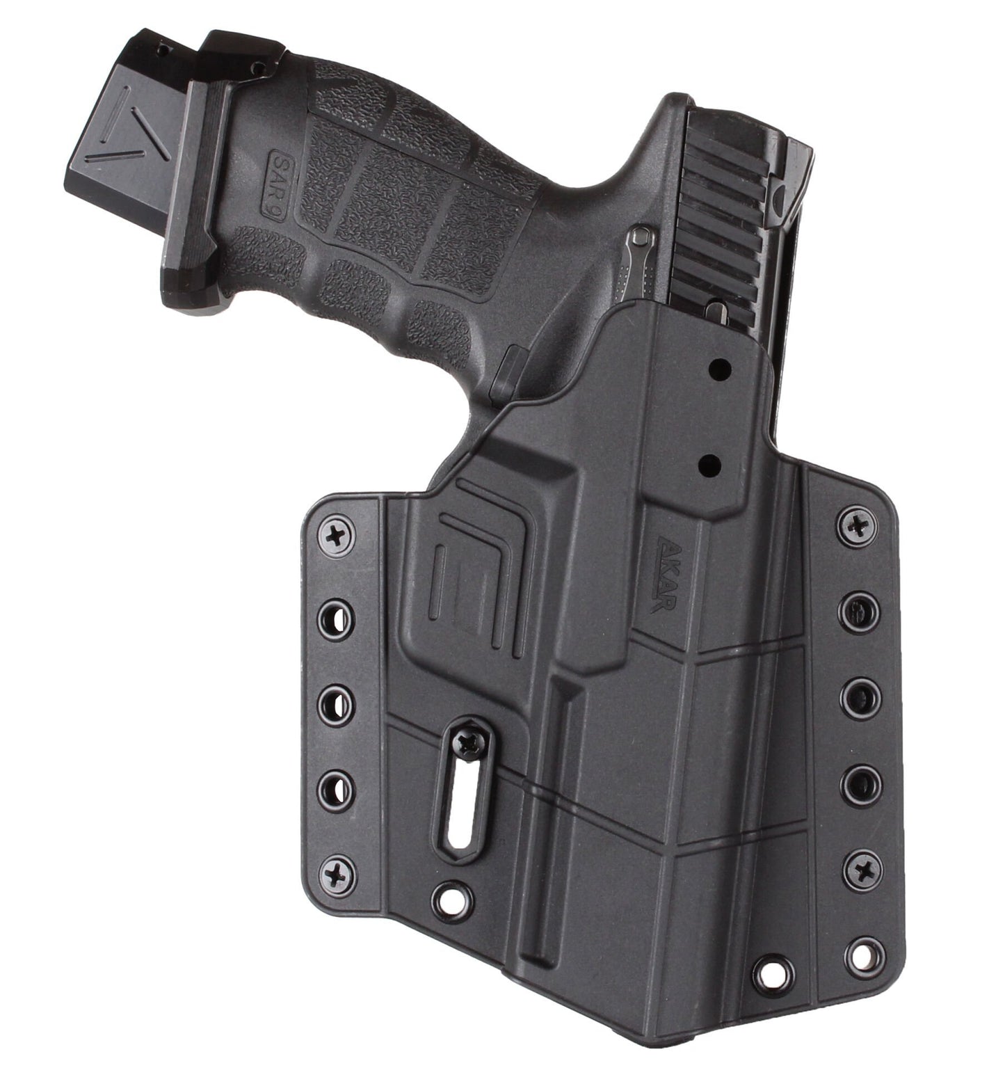 Polimer Series Closed System Locked Level 2 Holster - Original Design, adjustable Tension Compatible with Canik series: TP9DA, TP9SA MOD 2, TP9SF, TP9SF ELITE-S, TP9SA, Combat, Mete, and Mete-S