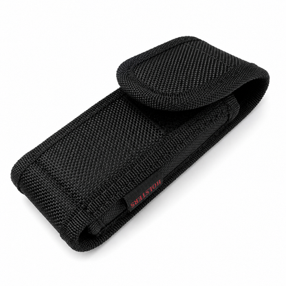 Nylon Utility Belt Pouch Flashlight Magazine Accessory Holder Black 3" Belt