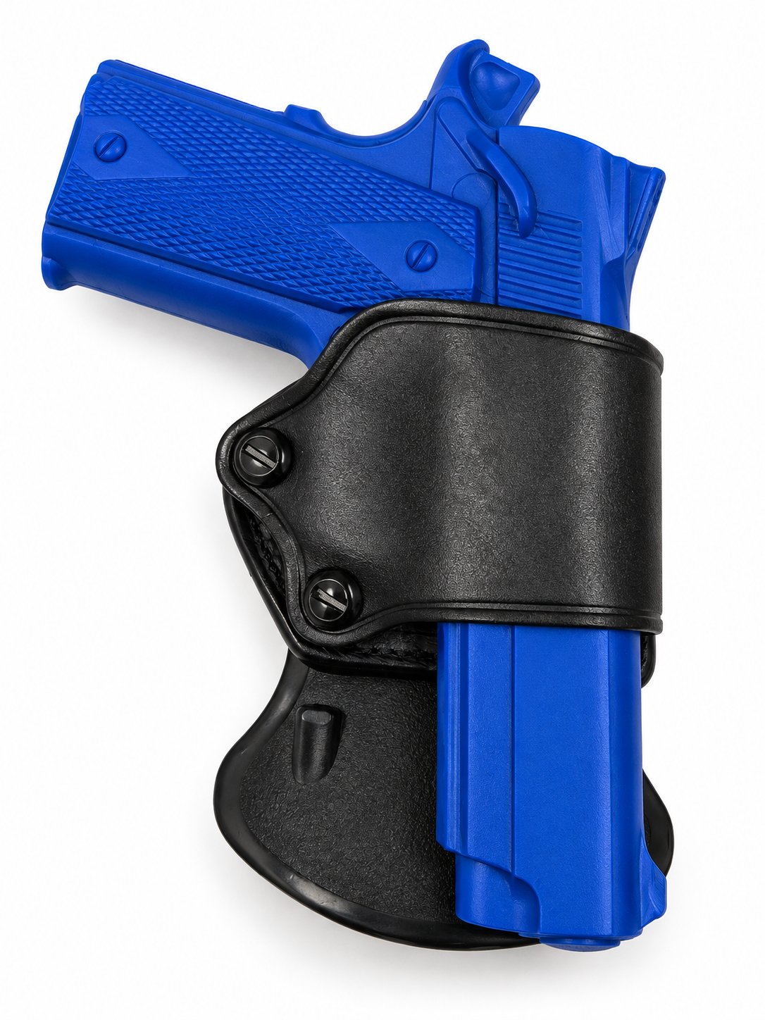 Leather OWB adjustable paddle holster for SPS Vista, black or brown, view 4