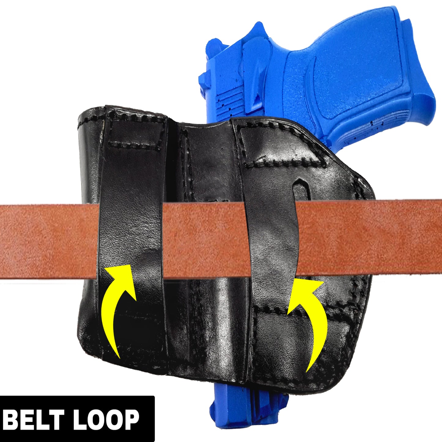 OWB Leather Belt Holster & Mag Pouch Combo - Fits  Shadow Systems XR920
