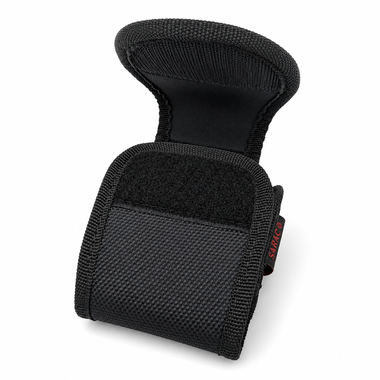 Nylon Handcuff Pouch Duty Belt Cuff Case Hook Loop Closure Black 4.5"