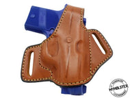 Springfield 911 9mm Right Hand OWB Thumb Break Leather Belt Holster - Options