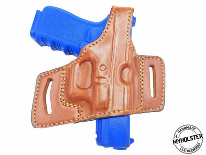 Smith & Wesson SW (Sigma)  SW9VE  RH OWB Quick Draw Leather Belt Holster