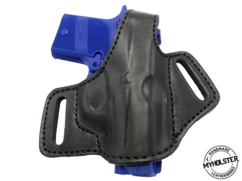 Springfield 911 9mm Right Hand OWB Thumb Break Leather Belt Holster - Options