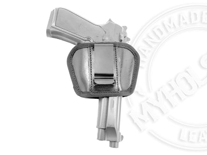 Smith & Wesson SW (Sigma) SW9VE Premium Leather Universal IWB or OWB Ambidextrous Belt Slide Holster