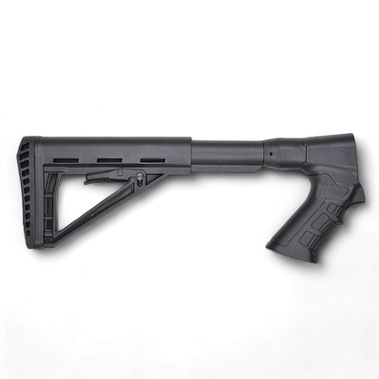 Fixed Tactical Adjustable Shotgun Stock Kit with Ergonomic Pistol Grip Compatible with Emperor Arms Cobra12 Mag Fed Shotgun - Shortie