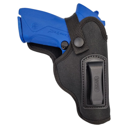 Right-Hand Nylon IWB/OWB Holster – Concealed Carry Thumb-Snap Retention Fits