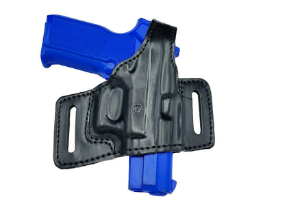 OWB Quick Draw Leather Slide Holster W/Thumb-Break Fits  Shadow Systems CR920XL