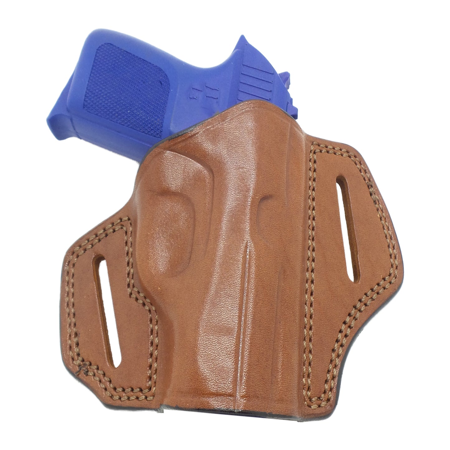 OWB Open Top Concealable Leather Belt Holster Compatible W/