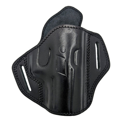 OWB Open Top Concealable Leather Belt Holster W/ Comfort Tab Fits Walther P99