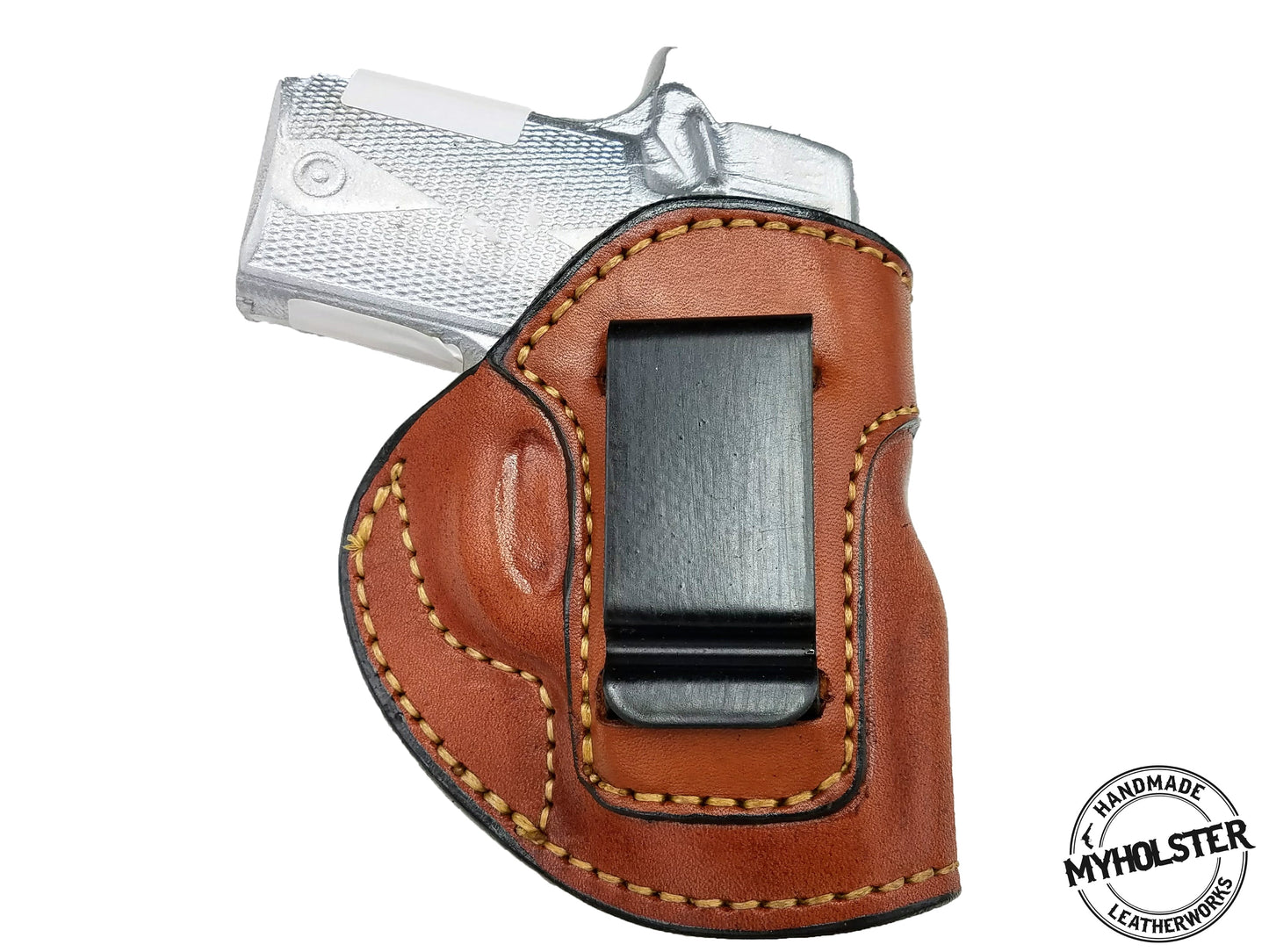 Springfield 911 9mm  IWB Inside the Waistband Right Hand Leather Holster