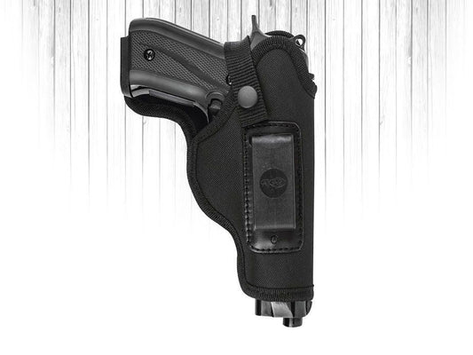 Nylon right-hand IWB or OWB holster – conceal carry – compatible w/ Raven Arms P25 MP25