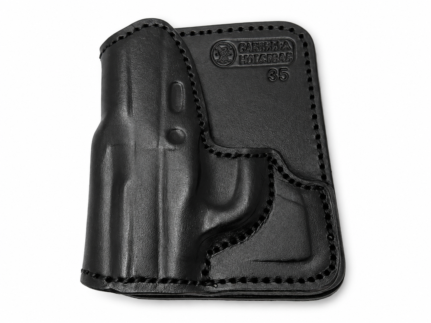 Ambidextrous Premium Genuine Leather Wallet Pocket Holster Fits