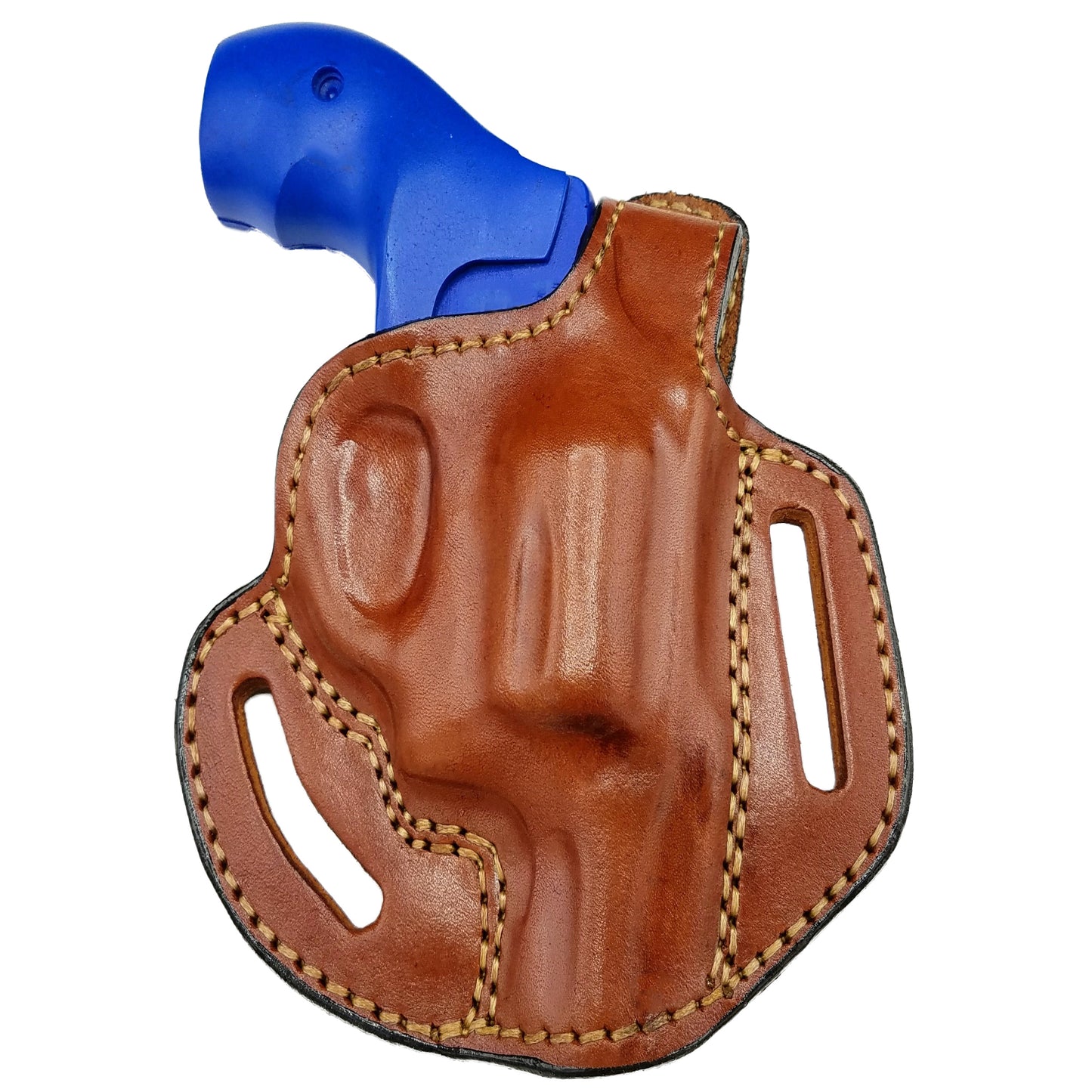 OWB Thumb Break Leather Belt Holster Fits Smith & Wesson Model 627