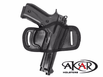 Quick Draw Belt Slide Holster – Compact, Soft-Lined Concealment Fit – Compatible with Springfield XDS 9mm 4.0