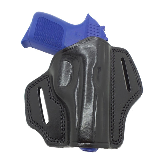 OWB Open Top Concealable Leather Belt Holster Compatible W/ S&W Walther PPK/S