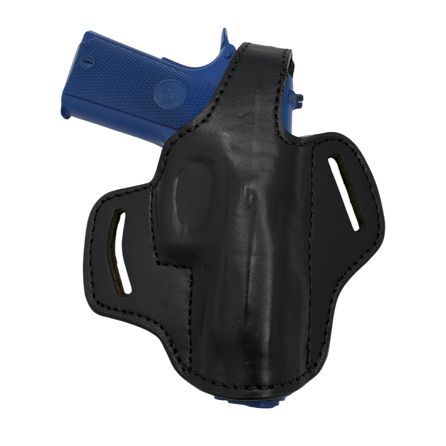 OWB Thumb Break Leather Belt Holster fits Colt 1911 Commander 4"