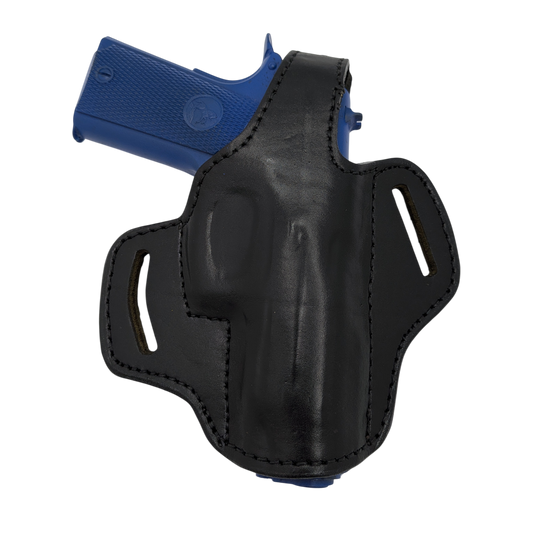 OWB Thumb Break Leather Belt Holster fits Dan Wesson Specialist Commander
