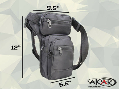 Walther PPK/S  Leg Bag for Concealed Gun Carry - Multi-Purpose CCW EDC Waist Bag